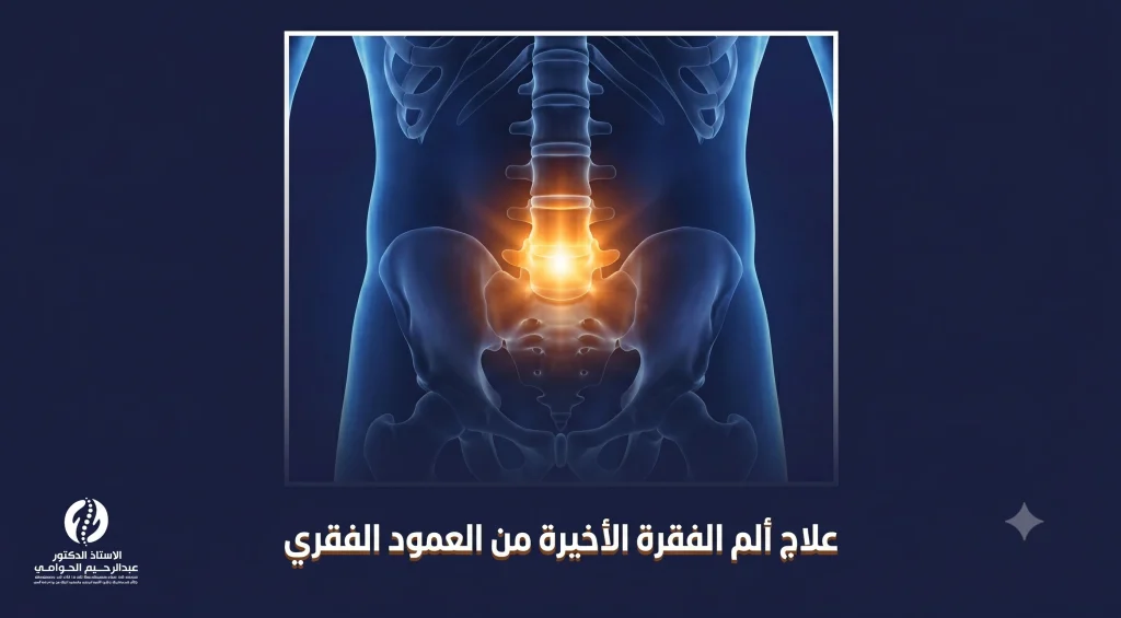 علاج ألم الفقرة الأخيرة من العمود الفقري