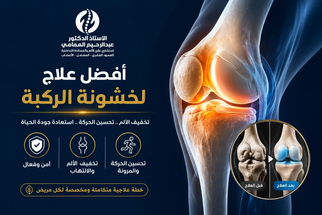 افضل علاج لخشونة الركبة