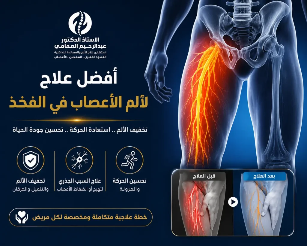 علاج ألم الأعصاب في الفخذ