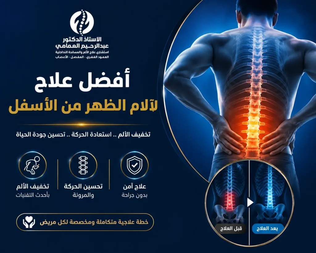 علاج الم الظهر من الاسفل